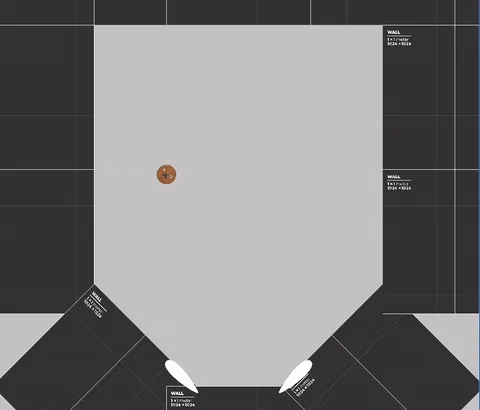 Lua pinball with bear marble Lua pinball with bear marble